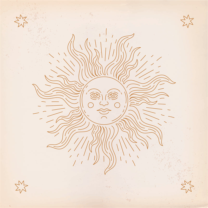 Handdraw Sun burst line elements - Clip - Icon - 