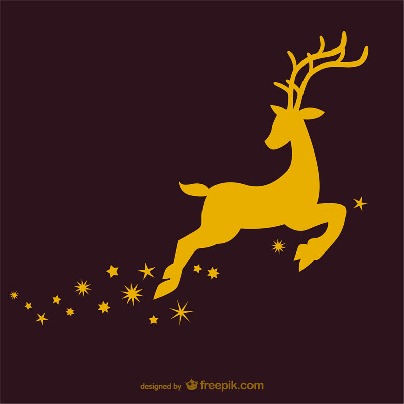 Traîneau du Père Noël et rennes – Éléments de Noël – Motif élan – Téléchargement gratuit au format PNG/PSD/JPG
