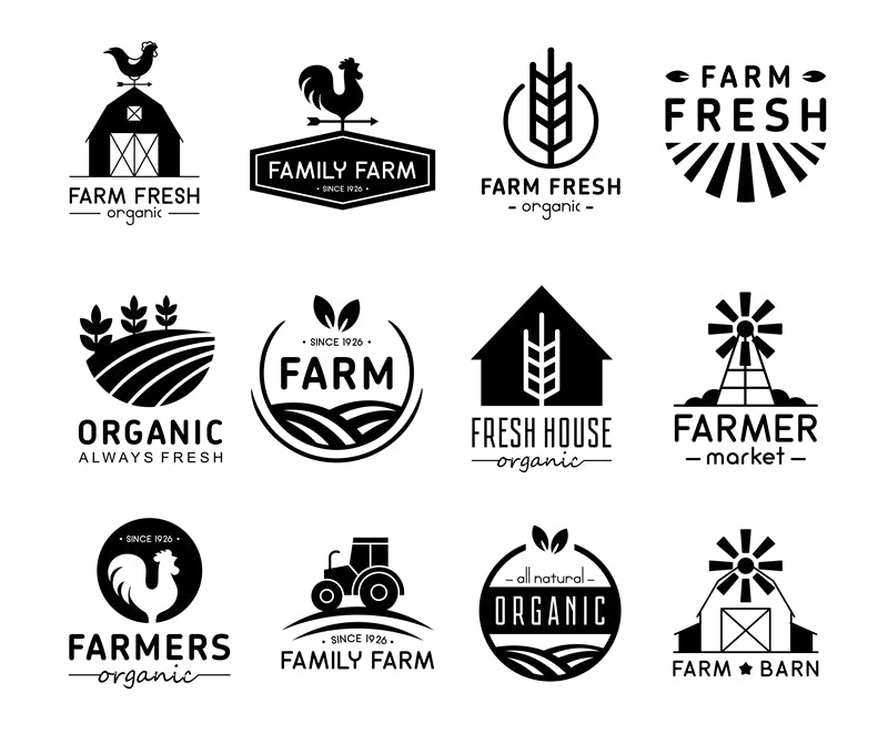 Farm Logo Mockups - Vetor Design -Free For commercial use 