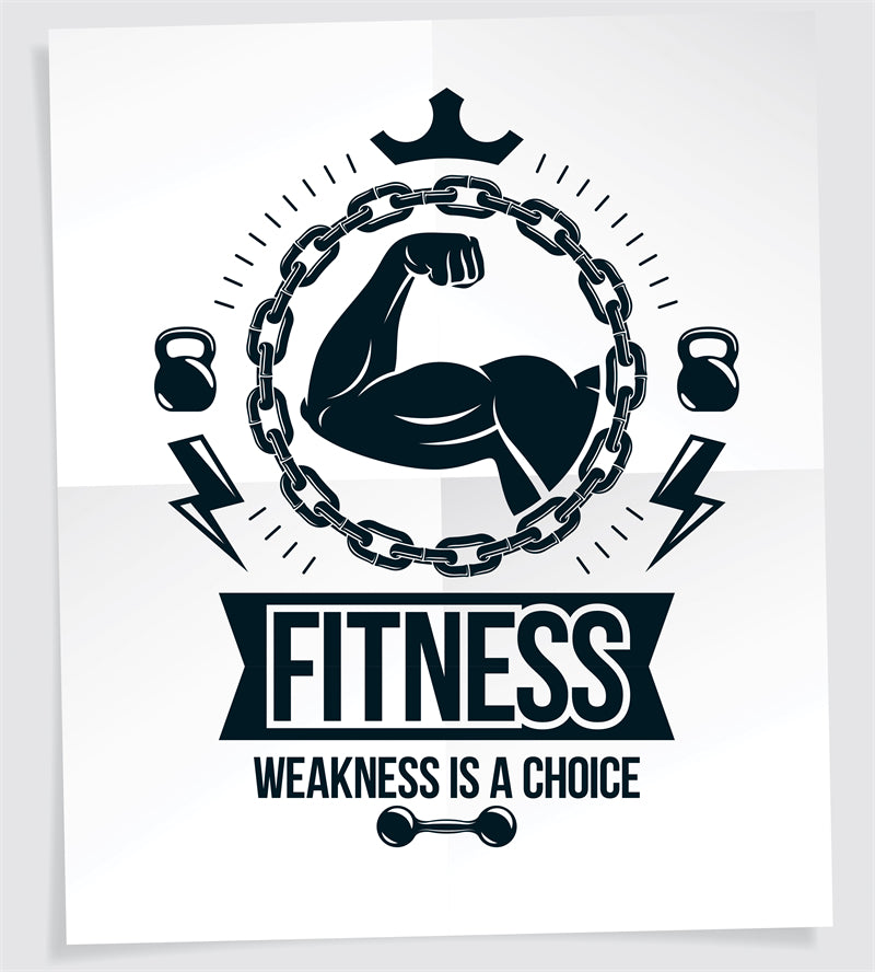 Muscle - GYM CLUB- FITNESS -HEALTHY BODY BUILDING -LOGO IMAGE VECTOR 