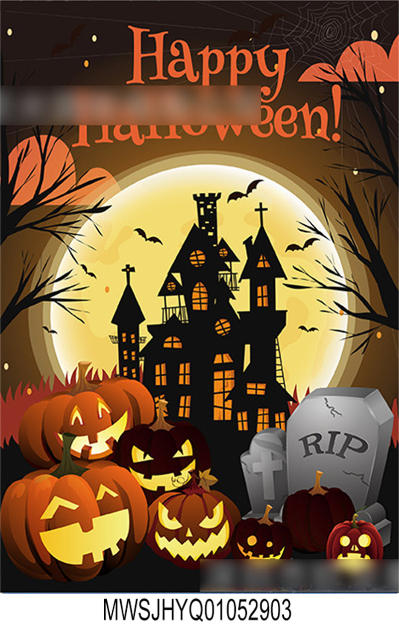 Halloween Canival Garden Flag Decoration Designs - Ghost/witch/Monster/Black Cat/scarecrow/Pumpkin