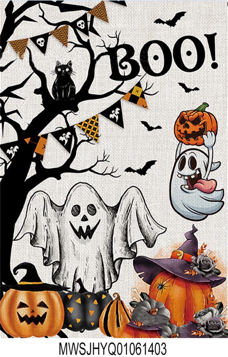 Halloween Canival Garden Flag Decoration Designs - Ghost/witch/Monster/Black Cat/scarecrow/Pumpkin