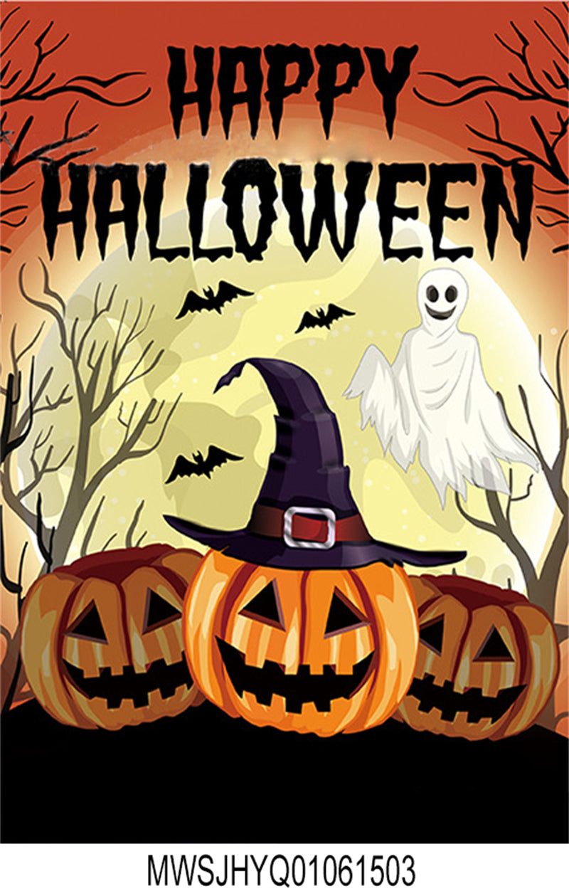 Halloween Canival Garden Flag Decoration Designs - Ghost/witch/Monster/Black Cat/scarecrow/Pumpkin