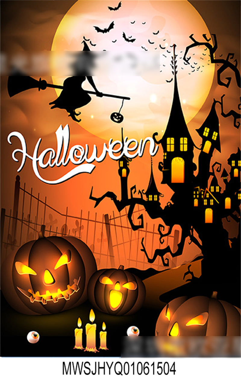Halloween Canival Garden Flag Decoration Designs - Ghost/witch/Monster/Black Cat/scarecrow/Pumpkin