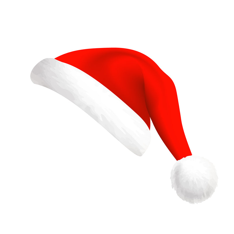 Santa Claus's Hat Collection - Illustration - Vector  HANDDRAW Vintage - Decoration