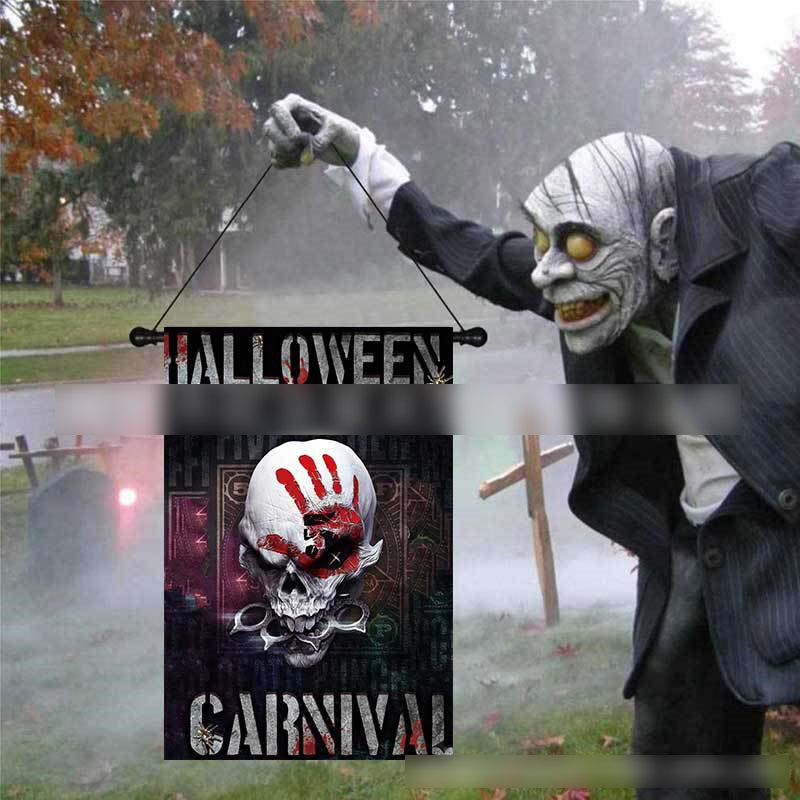 Halloween Canival Garden Flag Decoration Designs - Ghost/witch/Monster/Black Cat/scarecrow/Pumpkin