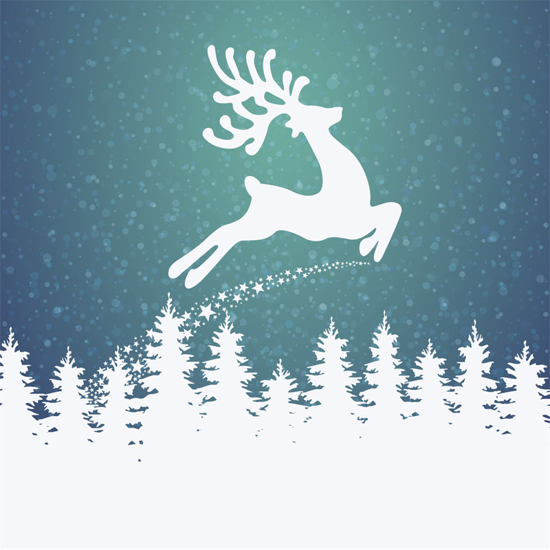 Traîneau du Père Noël et rennes – Éléments de Noël – Motif élan – Téléchargement gratuit au format PNG/PSD/JPG