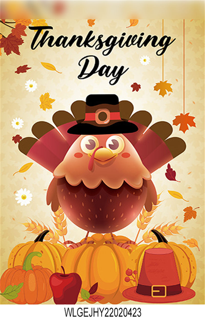 Thanks Giving Day Garden Flag - Festival Decoration Yard Flag commercial designs