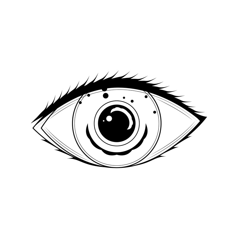 Illustration d'œil dessiné à la main - Vecteur - Conception de logo - Yeux minimalistes