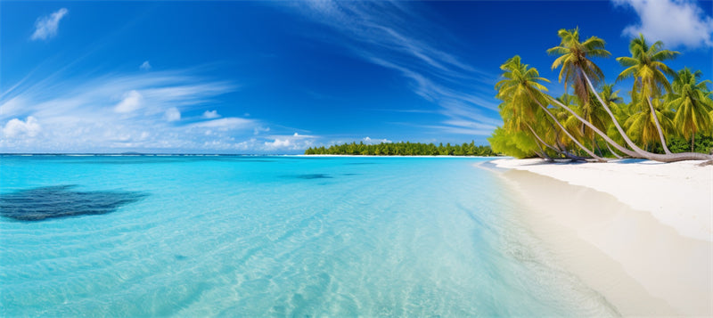 Tourist Maldives - Seaside island beach ocean landscape - photo wallpaper background - Png/JPG/ Free Download