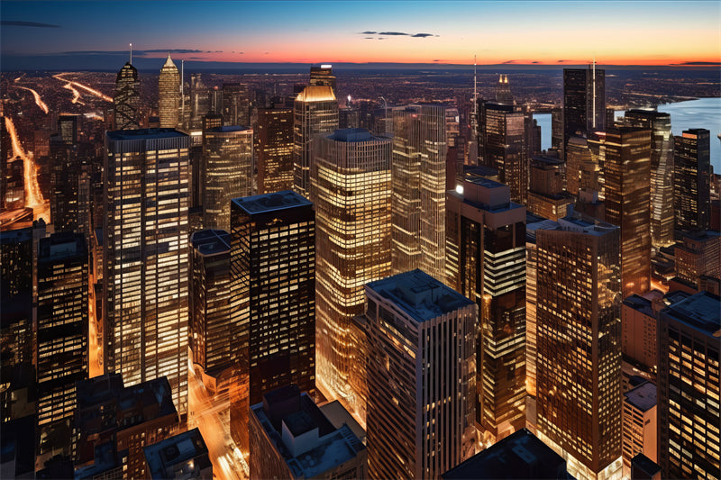 Urban Landscape city buildings - City Background - photo shot - Night Urban Landscape  PSD/JPG/ Free Download