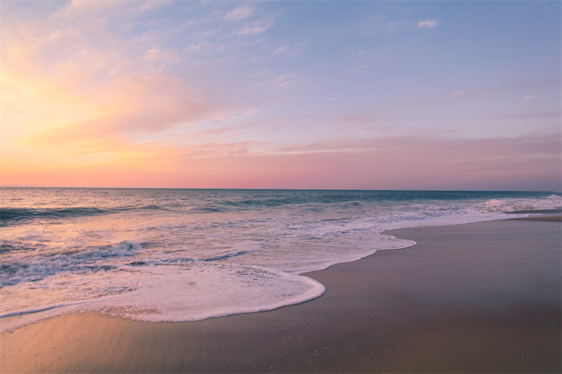 Seaside Landscape - Silent Sea Calm sea surface - sea waves on the beach - Png/PSD/JPG/ Free Download