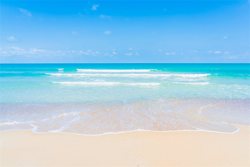 Seaside Landscape - Silent Sea Calm sea surface - sea waves on the beach - Png/PSD/JPG/ Free Download