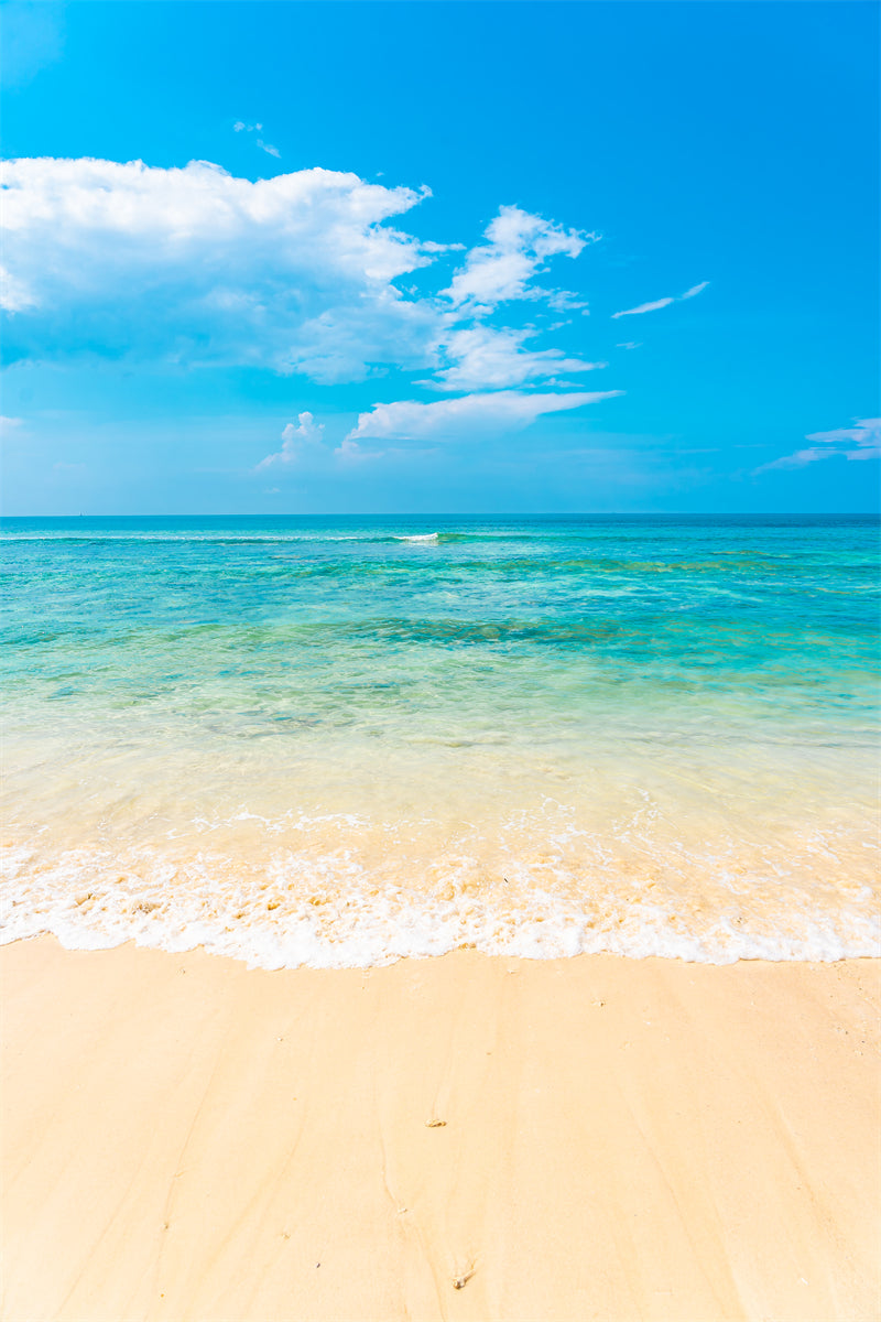 Seaside Landscape - Silent Sea Calm sea surface - sea waves on the beach - Png/PSD/JPG/ Free Download