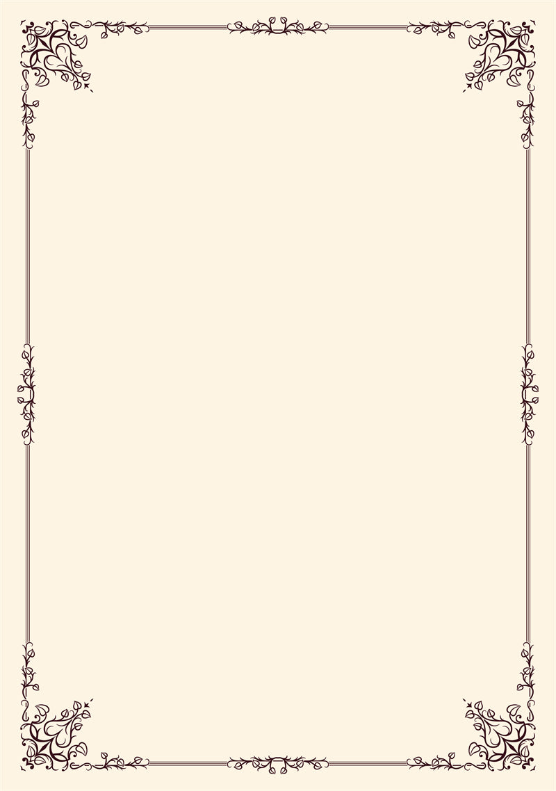 Collection de cadres de luxe, bordures victoriennes vintage, motifs décoratifs à la main - Téléchargement gratuit en format Png/PSD/JPG