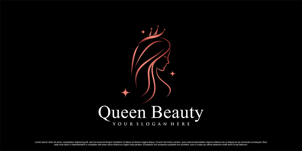 Woman Beauty Spa Organic logo badge design elements mockups