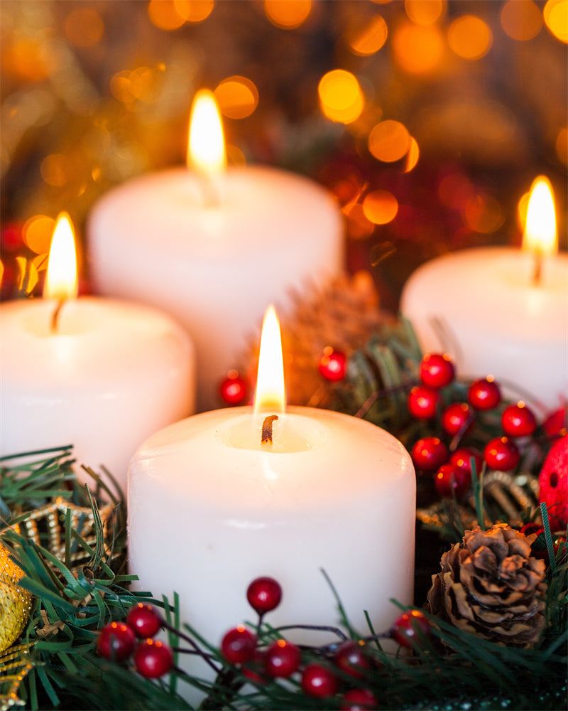 Christmas Photo Bakcground - Church Bible-candle pray - Png/PSD/JPG/ Free Download