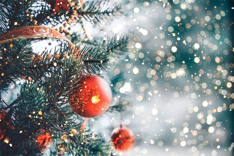 Luxurious Christmas Tree Photo Bakcground - Christmas Presents Decorative  - Png/PSD/JPG/ Free Download