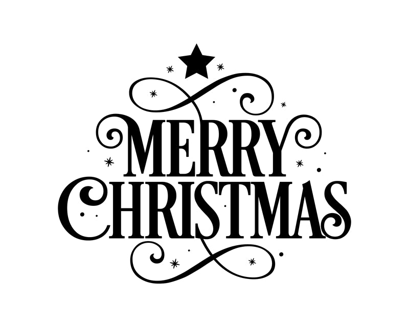 Merry Christmas Handwriting Elements - Vector - Illustration - Happy New yaer - Warm Wishes -Holly Jolly-Free Download