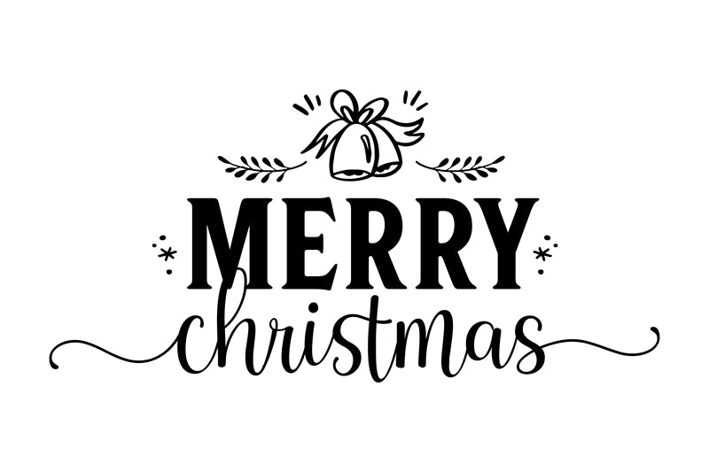 Merry Christmas Handwriting Elements - Vector - Illustration - Happy New yaer - Warm Wishes -Holly Jolly-Free Download