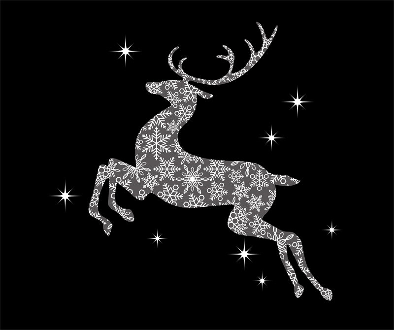 Traîneau du Père Noël et rennes – Éléments de Noël – Motif élan – Téléchargement gratuit au format PNG/PSD/JPG