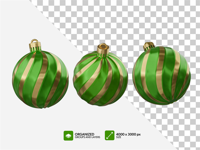 Handdraw Christmas Ball Decoration Illustration - Vector  - Png/PSD/JPG/ Free Download 