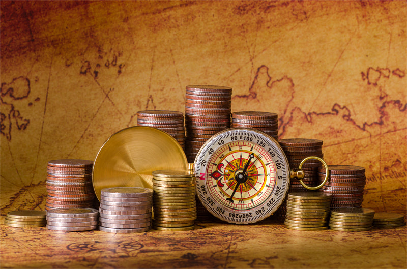 Pirate Gold - GOLD COIN - background - Photo Elements free