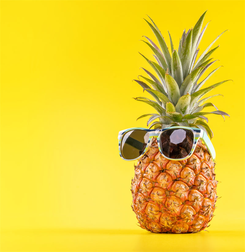 Pineapple - Hello Summer Background - Seaside Landscape photo - Fruit - Png/PSD/JPG/ Free Download 