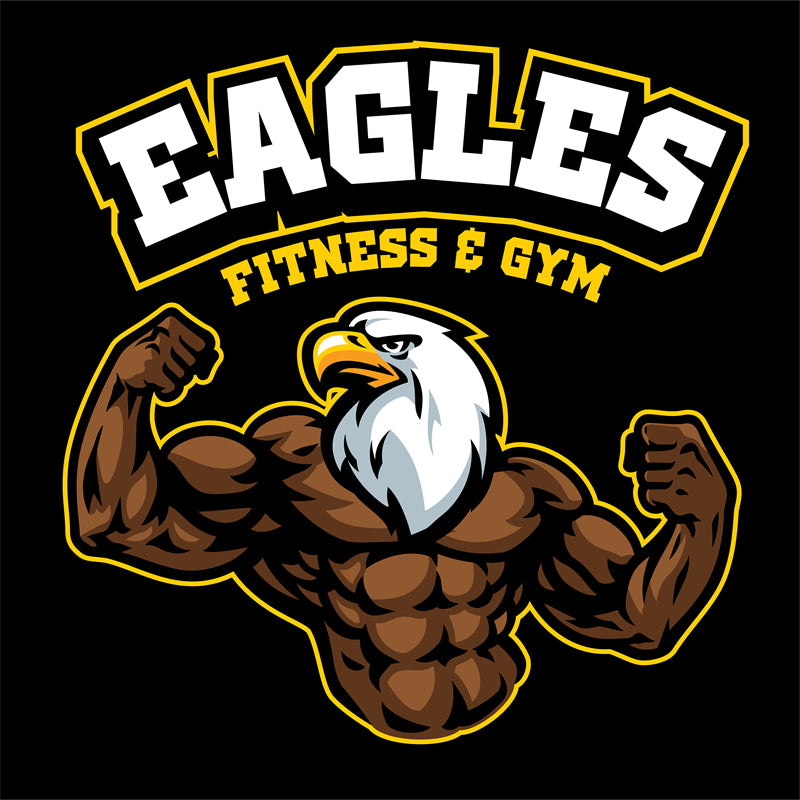 Muscle - GYM CLUB- FITNESS -HEALTHY BODY BUILDING -LOGO IMAGE VECTOR 
