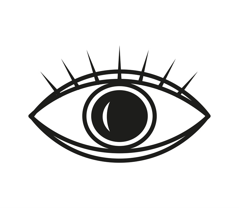 Illustration d'œil dessiné à la main - Vecteur - Conception de logo - Yeux minimalistes