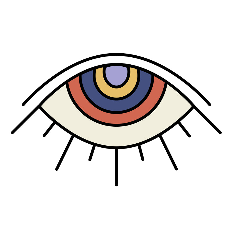 Handdraw Eye Ball Illustration - Vector -Logo Design -Flaming Eyes Balls   