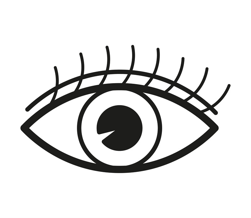 Illustration d'œil dessiné à la main - Vecteur - Conception de logo - Yeux minimalistes