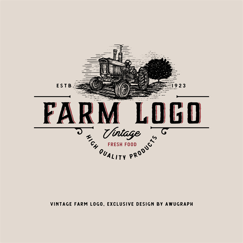 Farm Logo Mockups - Vetor Design -Free For commercial use 