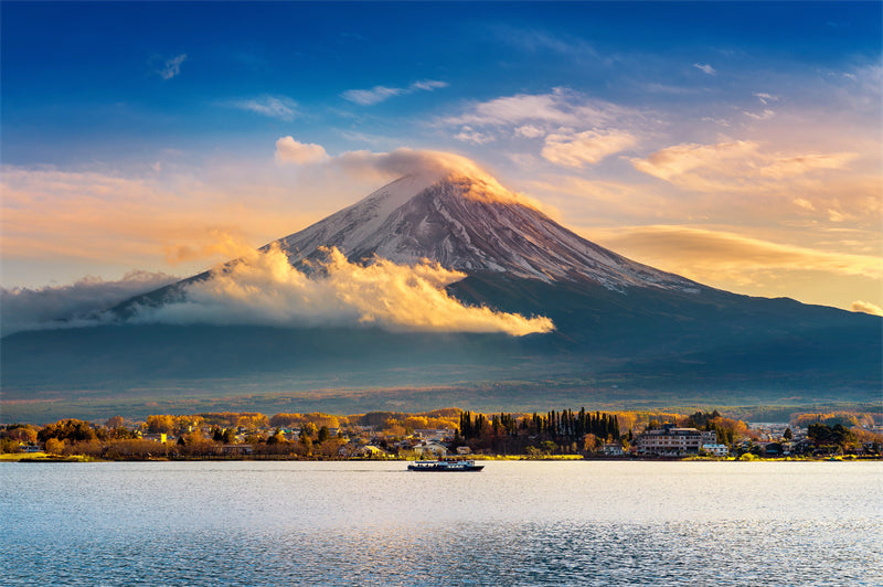 Fujiyama Mountain Wallpaper background - Photo Graphic Assets - Japan landscape - wallpaper Png/PSD/JPG/ Free Download