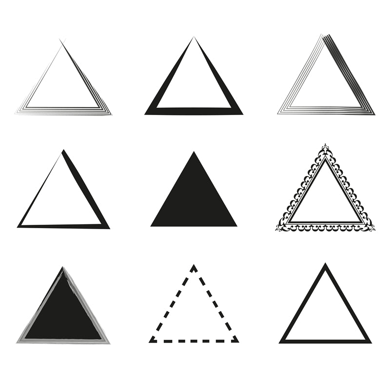 Modèle de logo graphique abstrait triangulaire - Fond d'écran publicitaire - Fond d'écran géométrique - Téléchargement gratuit au format PNG/PSD/JPG