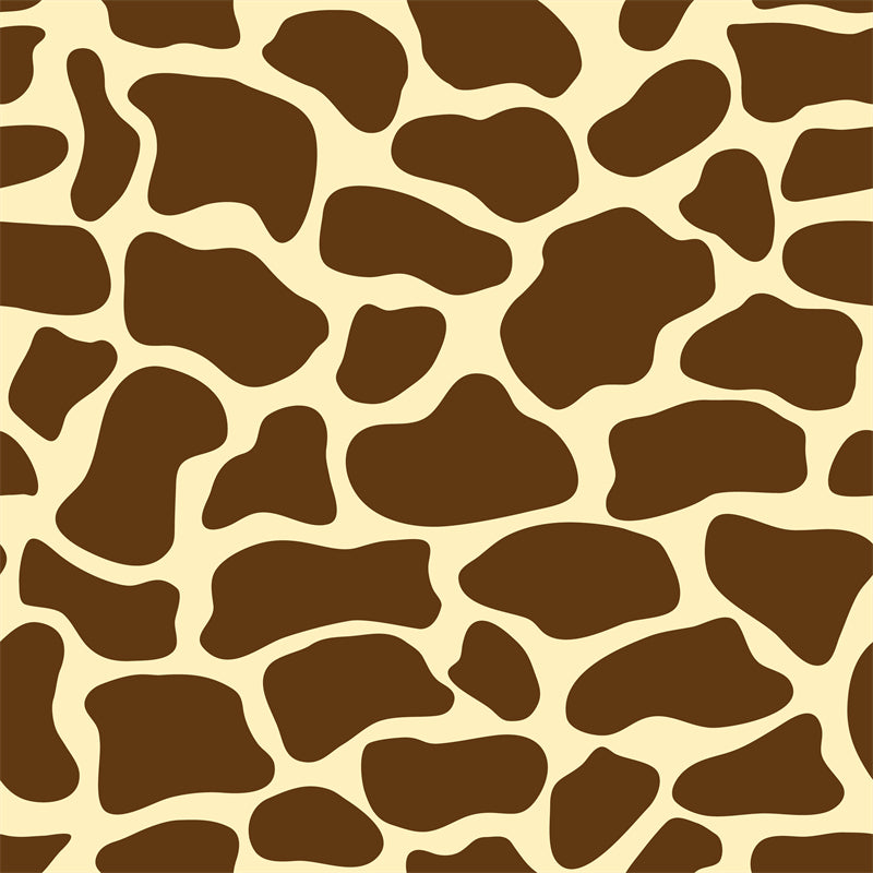 Giraffe Skin Pattern Texture Vector- Illustration Image Free Download 
