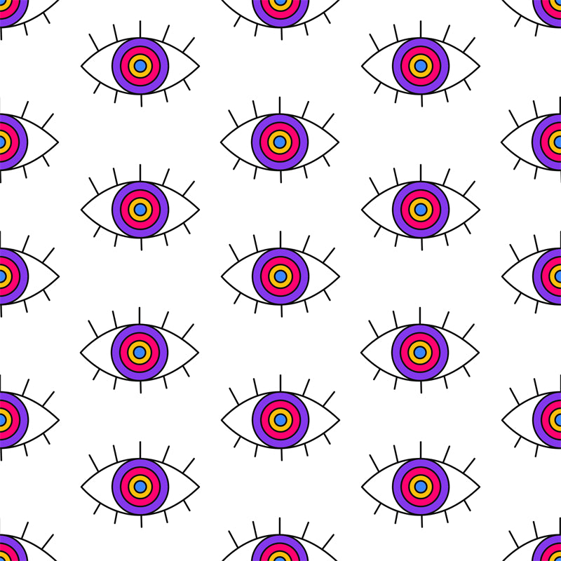 Handdraw Eye Ball Illustration - Vector -Logo Design -Flaming Eyes Balls   