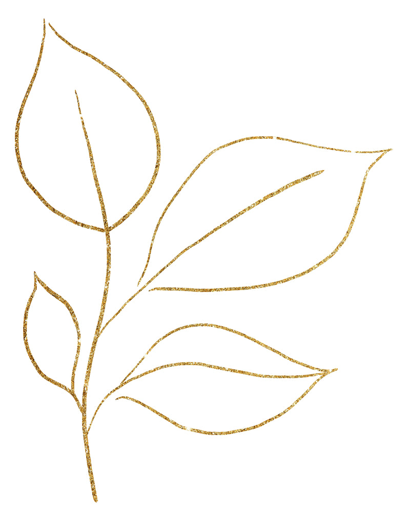 Texture de feuille dessinée à la main - Illustration - Conception de logo - Boules aux yeux flamboyants