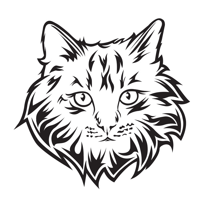 Conception de logo vectoriel d'élément de chat gratuite