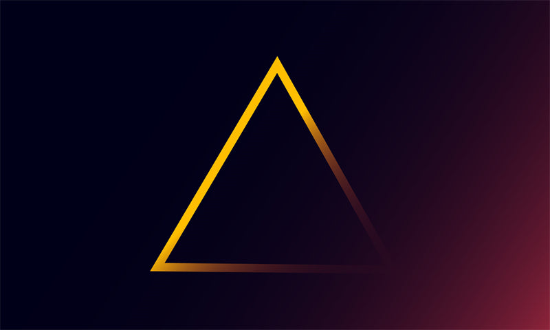 Modèle de logo graphique abstrait triangulaire - Fond d'écran publicitaire - Fond d'écran géométrique - Téléchargement gratuit au format PNG/PSD/JPG