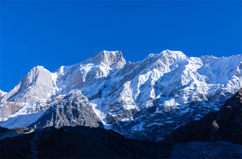 Mountain Himalaya ama dablam landscape view - sky mountain cloud Snowy peak region- Png/PSD/JPG/ Free Download