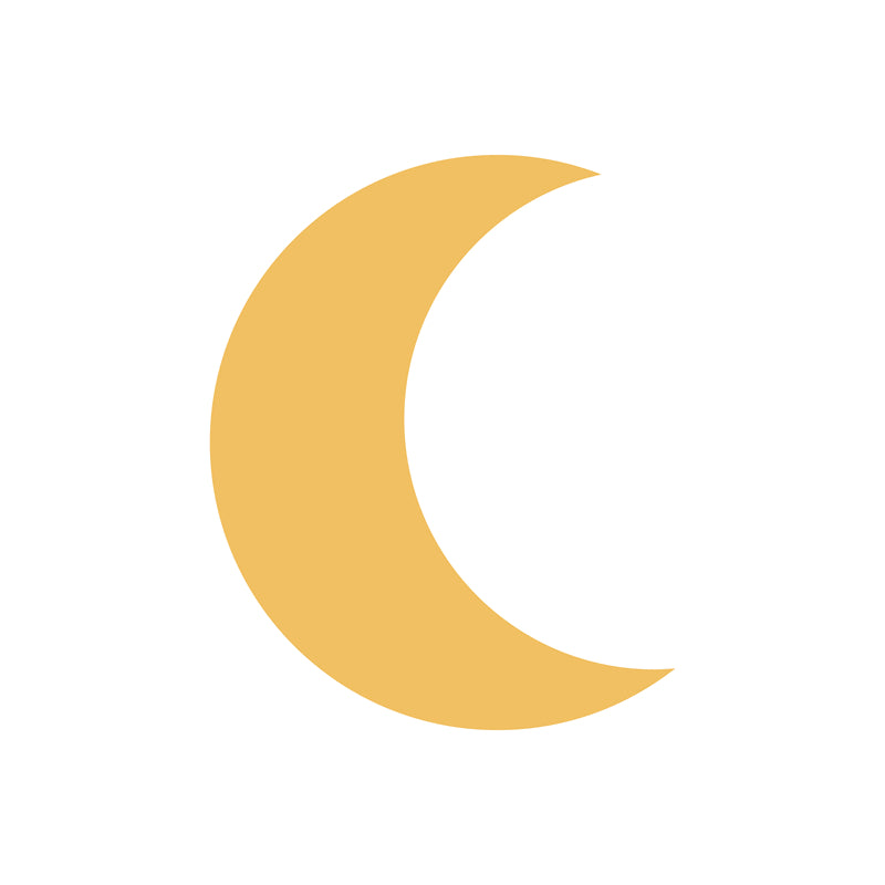 Éléments de dessin animé : Lune, clip, icône étoile au clair de lune, vecteur