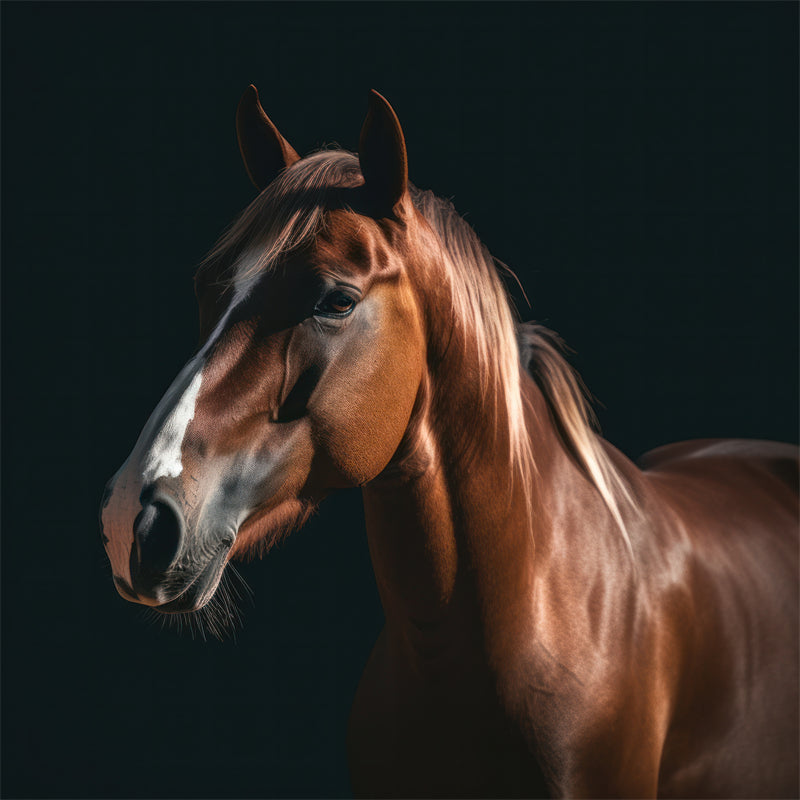 Beautiful Brown Horse - Galloping Horse Closeup - Wallpaper - ISOLATED - - Wild Nature - Png/PSD/JPG/ Free Download