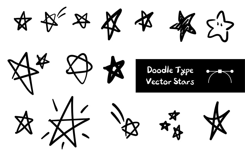 Star Elements -  Vintage -Vector -Star Ornaments - decoration
