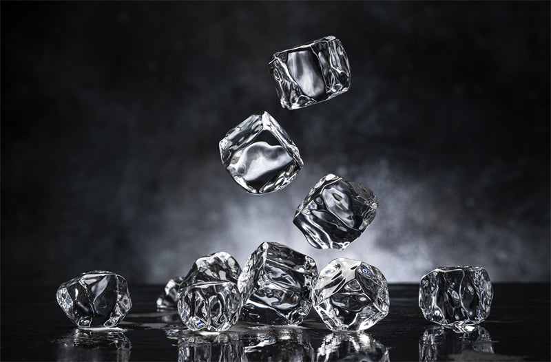 Ice Block Image - Ice Bricks Bottle - Cold Drink Background - PSD FILE FREE download