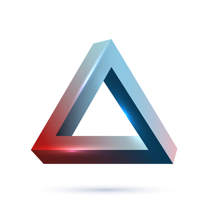 Modèle de logo graphique abstrait triangulaire - Fond d'écran publicitaire - Fond d'écran géométrique - Téléchargement gratuit au format PNG/PSD/JPG