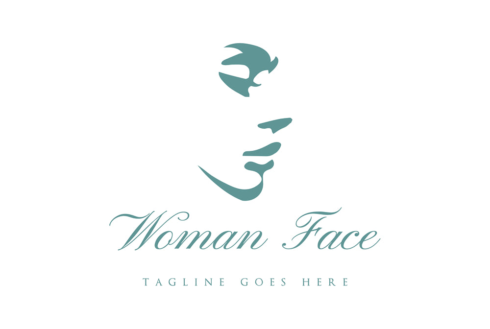 Woman Beauty Spa Organic logo badge design elements mockups