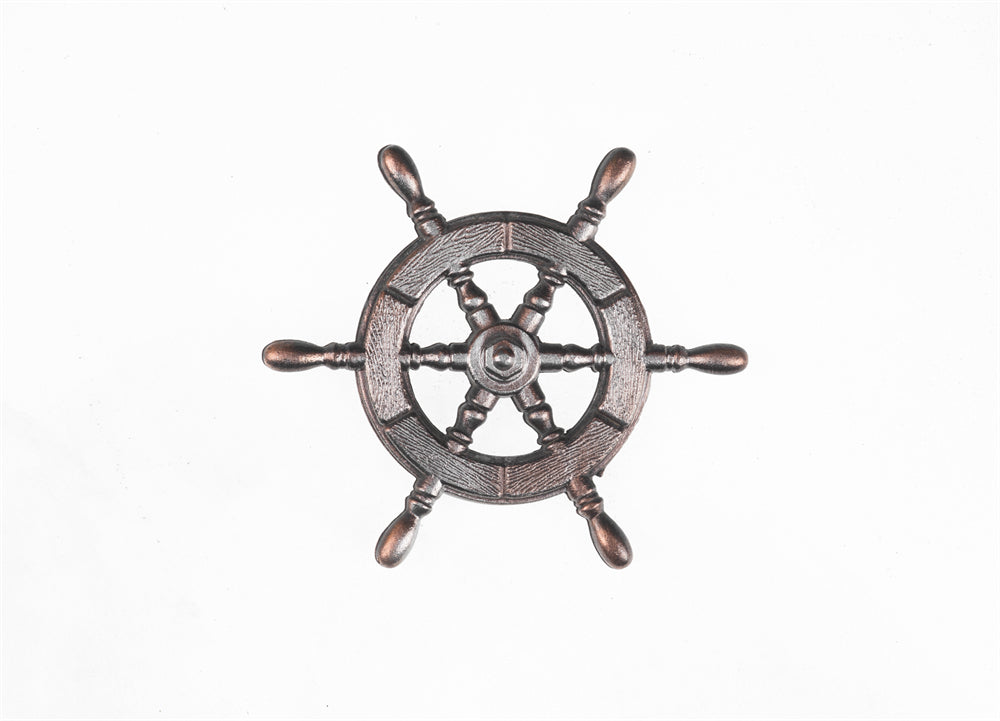 Rudder - Sailing -Steel Wheel Elements -Vector-image-jpg-eps- Logo Badge designs