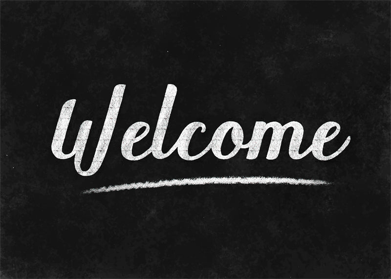 Handwriting Welcome Vector For Comercial Use- Greeting Words - Illustration PSD/SVG/EPS/PNG 