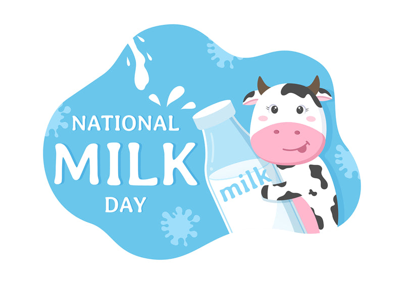 Handdraw Milk Elements - Cow Milk -Milk Bottle - Milk Logo - Design  -Iluustration
